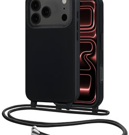 NoXx NoXx iPhone 17 Pro Hoesje met Koord - Zwart