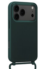 NoXx NoXx iPhone 17 Pro Max Hoesje met Koord - Donkergroen - 2 PACK