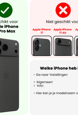 NoXx NoXx iPhone 17 Pro Max Hoesje met Koord - Geel