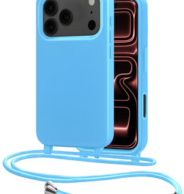 NoXx NoXx iPhone 17 Pro Max Hoesje met Koord - Lichtblauw