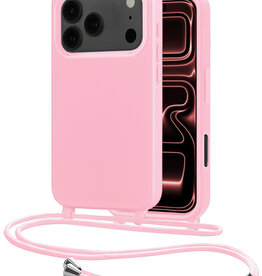 NoXx NoXx iPhone 17 Pro Max Hoesje met Koord - Lichtroze