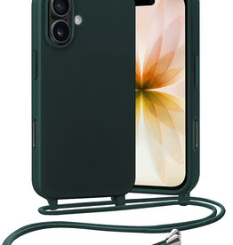 Nomfy Nomfy iPhone 17 Hoesje met Koord - Donkergroen