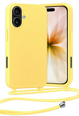 Nomfy Nomfy iPhone 17 Hoesje met Koord - Geel