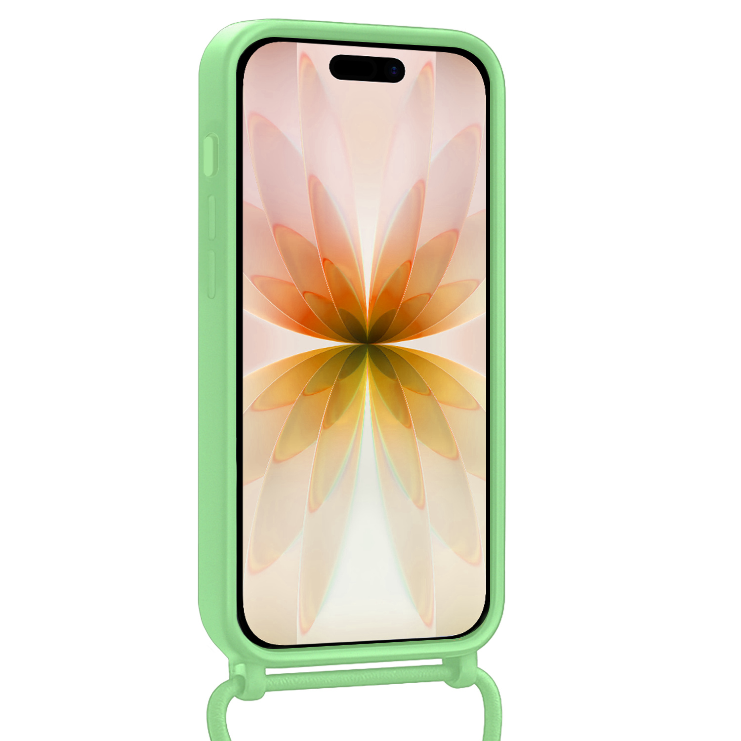 Nomfy Nomfy iPhone 17 Hoesje met Koord - Groen