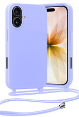 Nomfy Nomfy iPhone 17 Hoesje met Koord - Lila