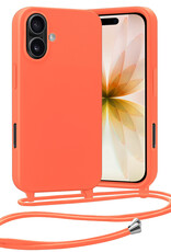 Nomfy Nomfy iPhone 17 Hoesje met Koord - Papaya