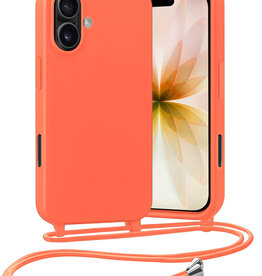 Nomfy Nomfy iPhone 17 Hoesje met Koord - Papaya