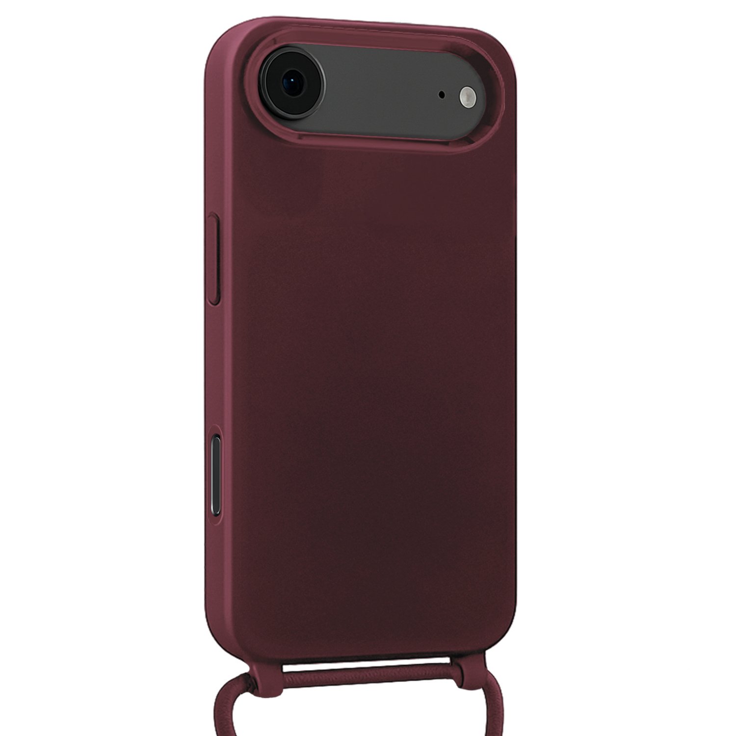 Nomfy Nomfy iPhone Air Hoesje met Koord - Aubergine