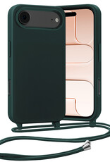 Nomfy Nomfy iPhone Air Hoesje met Koord - Donkergroen