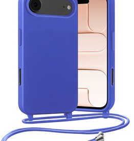 Nomfy Nomfy iPhone Air Hoesje met Koord - Fel Blauw