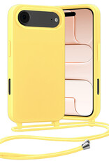 Nomfy Nomfy iPhone Air Hoesje met Koord - Geel