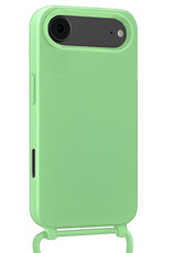 Nomfy Nomfy iPhone Air Hoesje met Koord Met Screenprotector - Groen