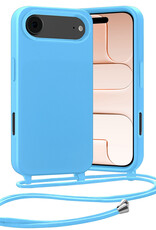 Nomfy Nomfy iPhone Air Hoesje met Koord - Lichtblauw