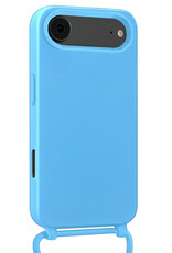 Nomfy Nomfy iPhone Air Hoesje met Koord - Lichtblauw - 2 PACK