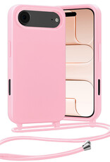 Nomfy Nomfy iPhone Air Hoesje met Koord - Lichtroze