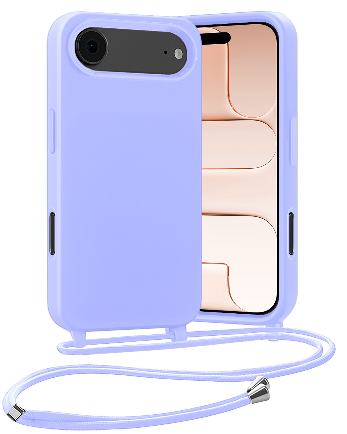 Nomfy Nomfy iPhone Air Hoesje met Koord - Lila