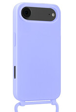 Nomfy Nomfy iPhone Air Hoesje met Koord - Lila - 2 PACK