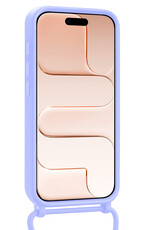 Nomfy Nomfy iPhone Air Hoesje met Koord - Lila - 2 PACK