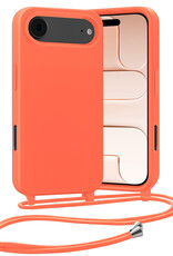Nomfy Nomfy iPhone Air Hoesje met Koord - Papaya