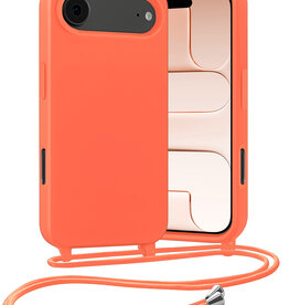 Nomfy Nomfy iPhone Air Hoesje met Koord - Papaya