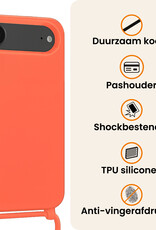 Nomfy Nomfy iPhone Air Hoesje met Koord - Papaya