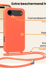 Nomfy Nomfy iPhone Air Hoesje met Koord - Papaya