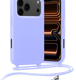 Nomfy Nomfy iPhone 17 Pro Max Hoesje met Koord - Lila