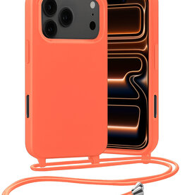 Nomfy Nomfy iPhone 17 Pro Max Hoesje met Koord - Papaya