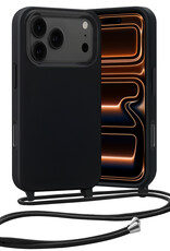Nomfy Nomfy iPhone 17 Pro Max Hoesje met Koord - Zwart