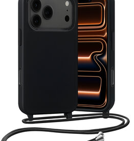 Nomfy Nomfy iPhone 17 Pro Max Hoesje met Koord - Zwart