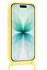 Forterra Forterra iPhone 17 Hoesje met Koord - Geel - 2 PACK