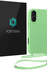 Forterra Forterra iPhone 17 Hoesje met Koord - Groen