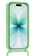 Forterra Forterra iPhone 17 Hoesje met Koord Met Screenprotector - Groen