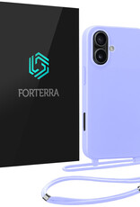 Forterra Forterra iPhone 17 Hoesje met Koord - Lila