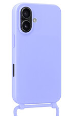 Forterra Forterra iPhone 17 Hoesje met Koord Met Screenprotector - Lila