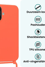 Forterra Forterra iPhone 17 Hoesje met Koord - Papaya