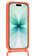 Forterra Forterra iPhone 17 Hoesje met Koord - Papaya - 2 PACK