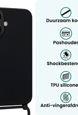 Forterra Forterra iPhone 17 Hoesje met Koord - Zwart
