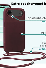 Forterra Forterra iPhone Air Hoesje met Koord - Aubergine