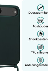 Forterra Forterra iPhone Air Hoesje met Koord - Donkergroen