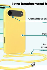 Forterra Forterra iPhone Air Hoesje met Koord - Geel