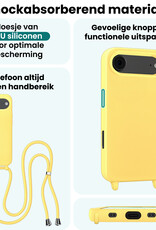 Forterra Forterra iPhone Air Hoesje met Koord - Geel