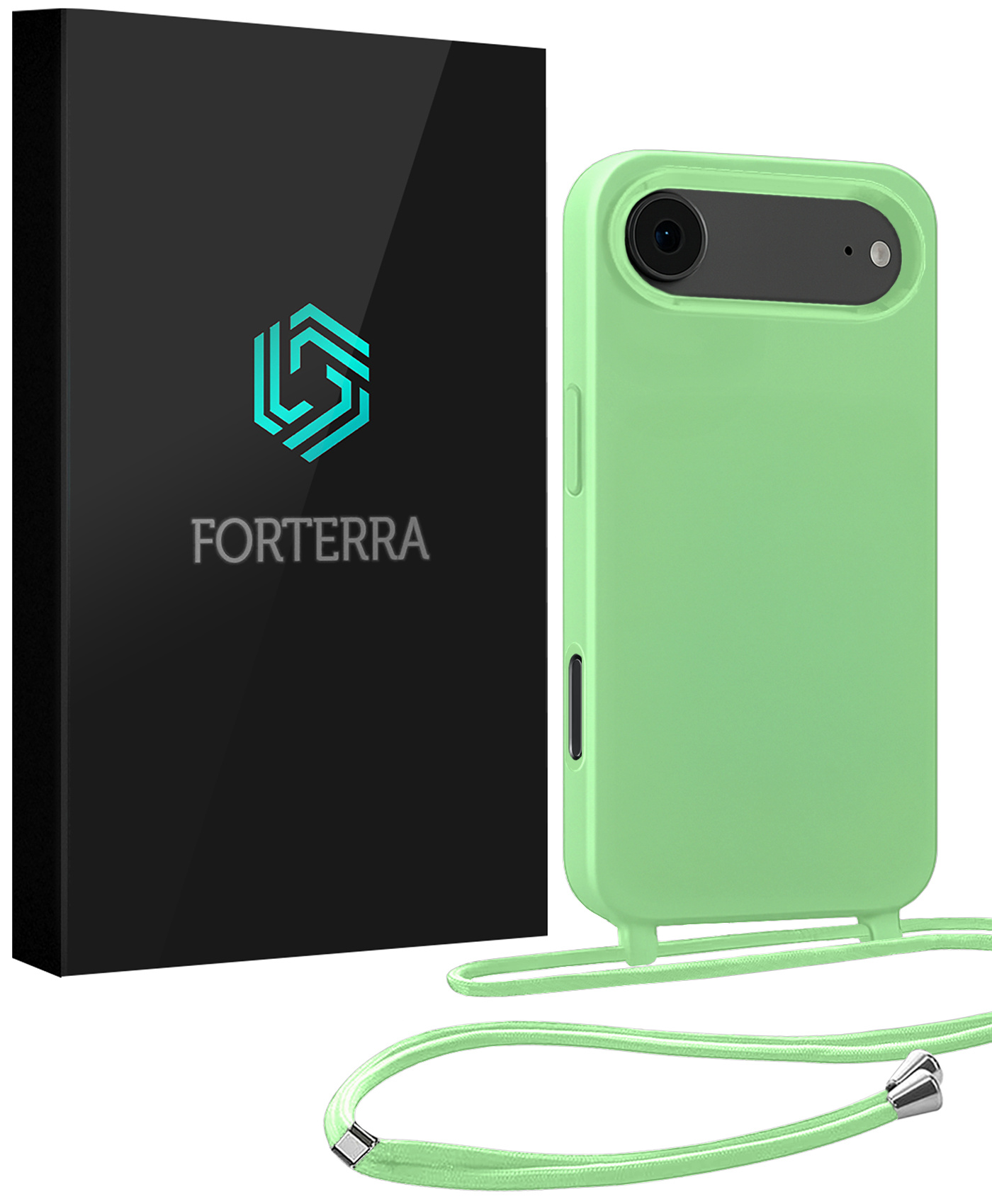 Forterra Forterra iPhone Air Hoesje met Koord - Groen