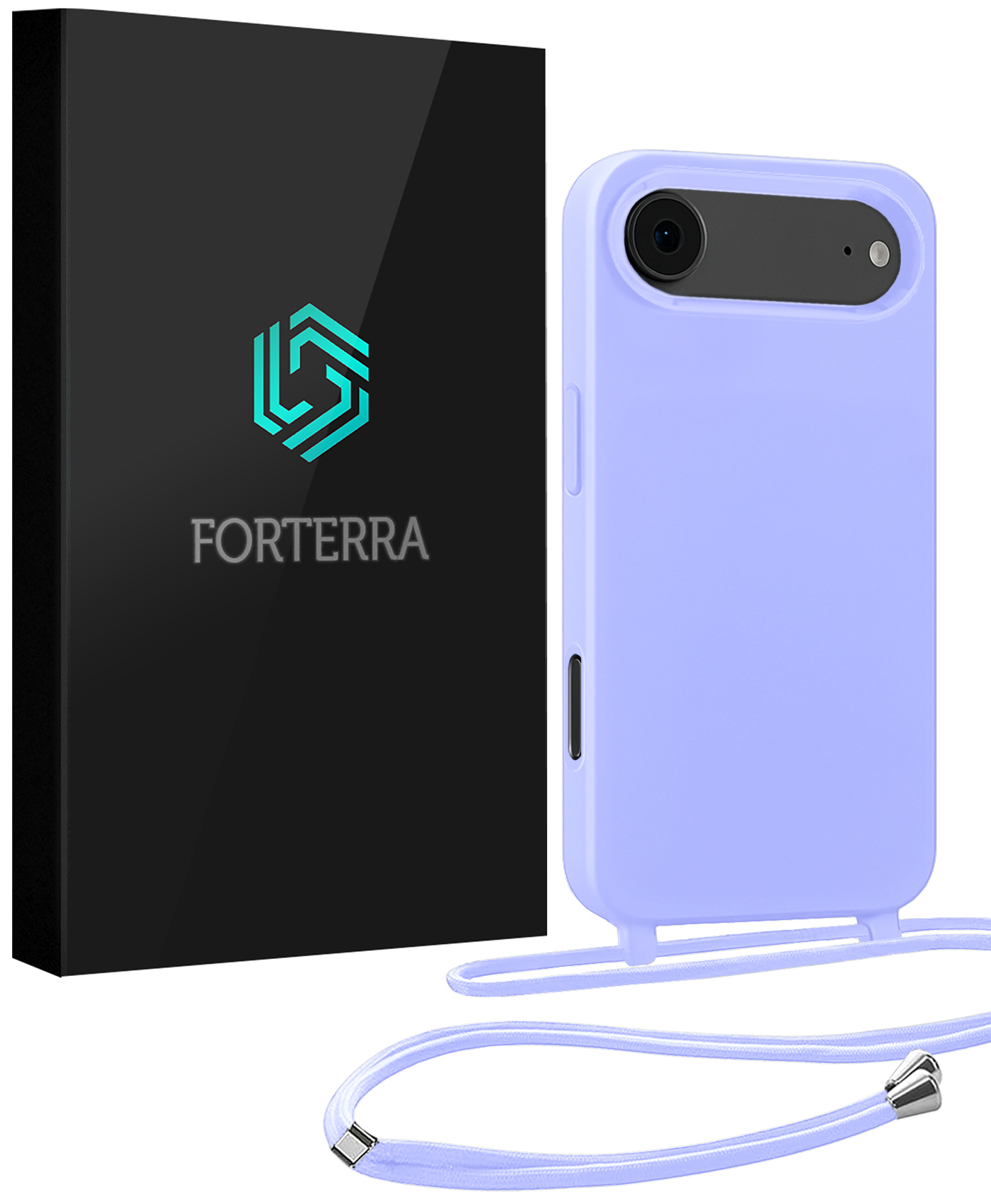 Forterra Forterra iPhone Air Hoesje met Koord - Lila