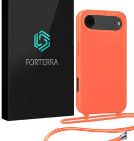 Forterra Forterra iPhone Air Hoesje met Koord - Papaya