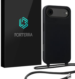 Forterra Forterra iPhone Air Hoesje met Koord - Zwart