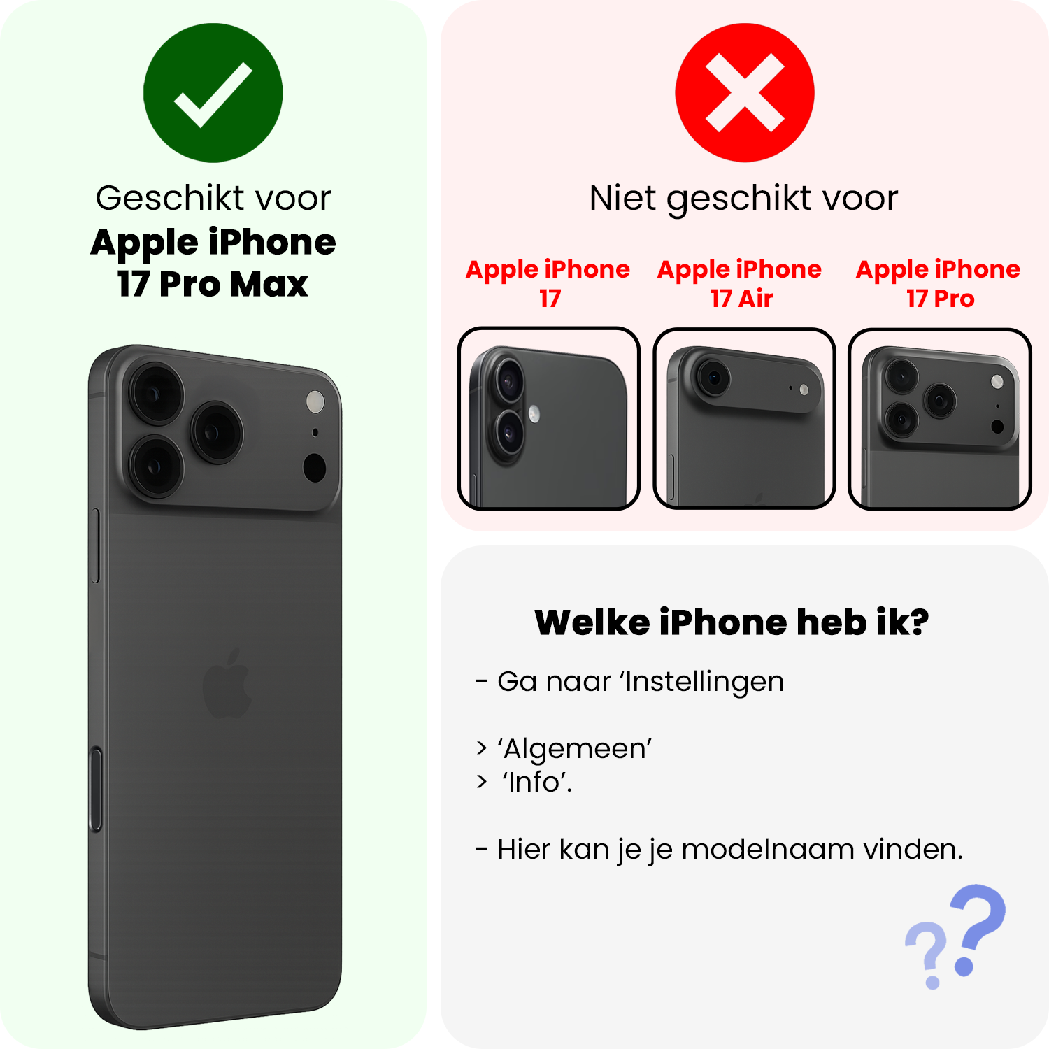 Forterra Forterra iPhone 17 Pro Max Hoesje met Koord - Aubergine