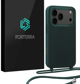 Forterra Forterra iPhone 17 Pro Max Hoesje met Koord - Donkergroen