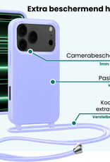 Forterra Forterra iPhone 17 Pro Max Hoesje met Koord - Lila