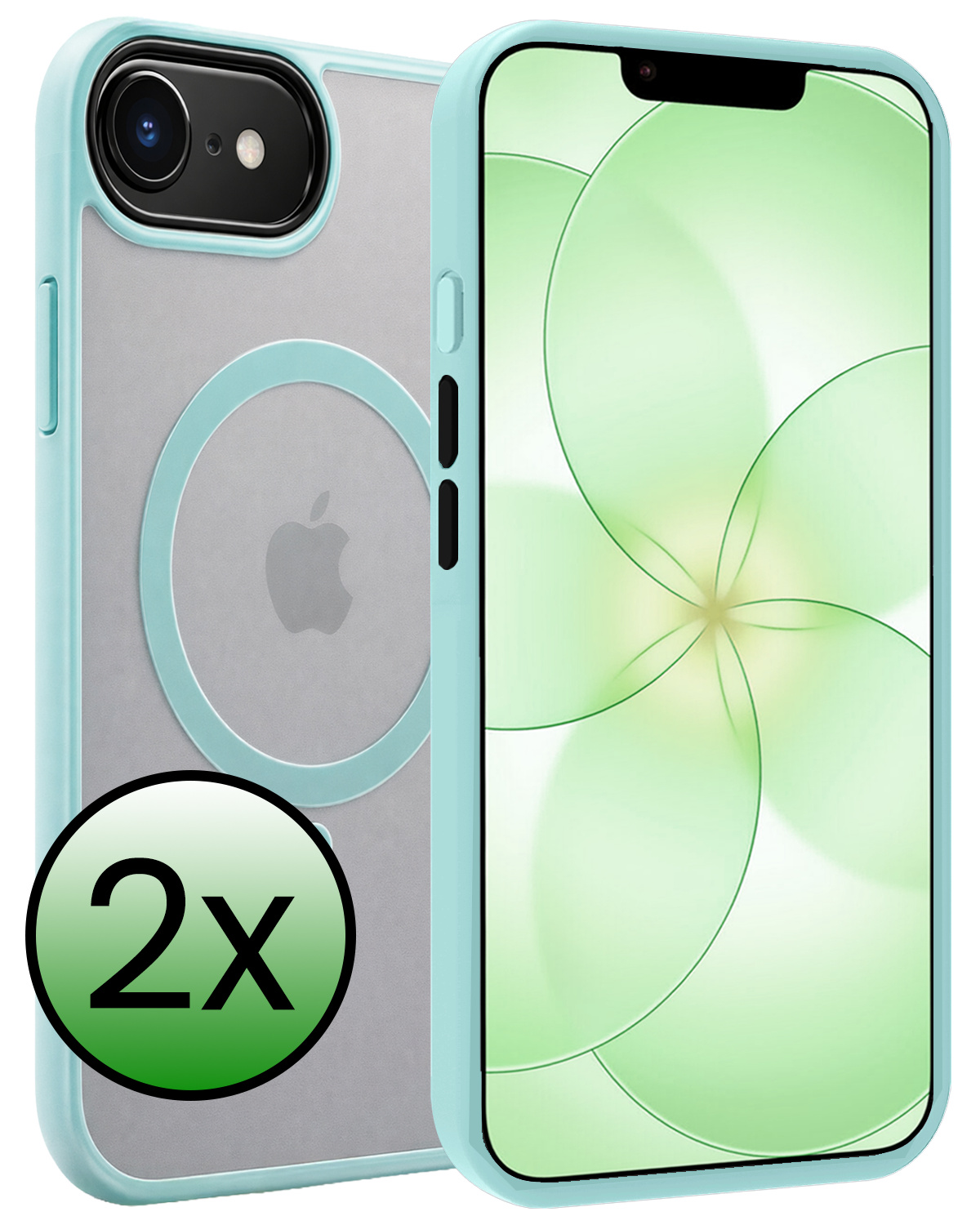 BASEY. BASEY. iPhone 17e Magsafe Hoesje - Lichtblauw - 2 PACK